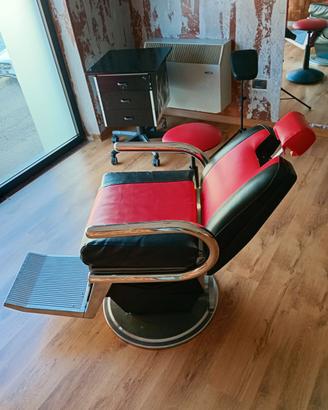 Poltrona da barbiere vintage