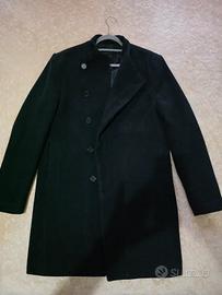 Cappotto Elegante Ombre Quintessence Nero