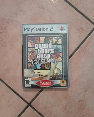 GTA San Andreas Platinum (ps2)