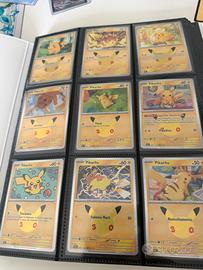 Pikachu 30 anniversario tutta la collezione