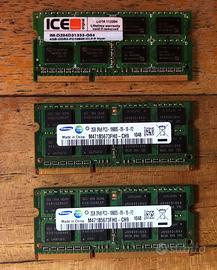 So-dimm DDR3 4gb+2gb+2gb