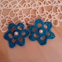 orecchini all uncinetto e fimo