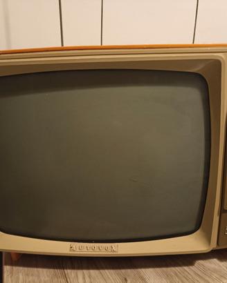 TV AUTOVOX JOLLY ANNI 60 GIALLA RARA