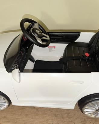 Macchina elettrica Mercedes per bambini – Bianca