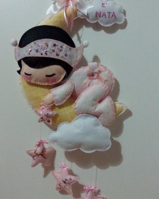 Fiocco nascita bimba sulla luna