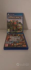 gta5 e minecraft ps4