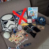 Set di giochi Svuotarmadio  Alcuni giochi sono nuo