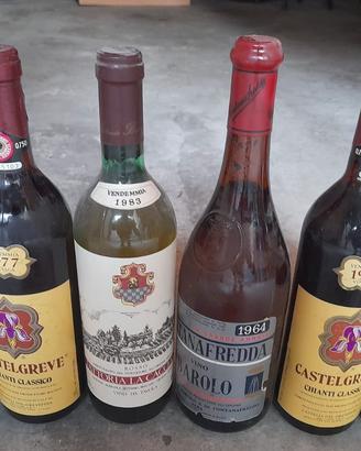 6 BOTTIGLIE DI VINO VINTAGE