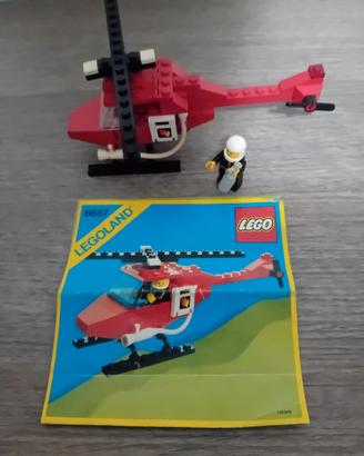 Lego Legoland 6657 Fire Patrol Copter  1985