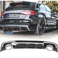 DIFFUSORE AUDI A3 SPORTBACK 16- LOOK RS3 + TERMINA