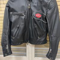 Giacca pelle moto guzzi