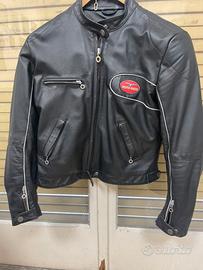 Giacca pelle moto guzzi