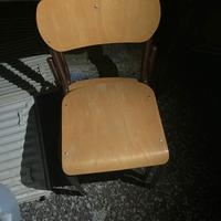 Sedie scuola vintage