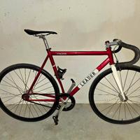 bici pista scatto fisso leader 722