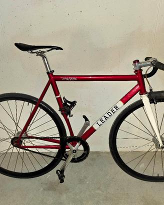 bici pista scatto fisso leader 722