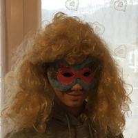 PARRUCCA BIONDA DI CARNEVALE DA DONNA