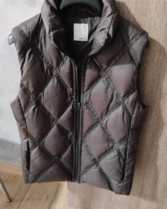 Gilet smanicato piume d'oca donna