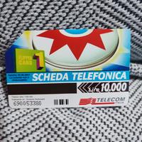 scheda telefonica Telecom 