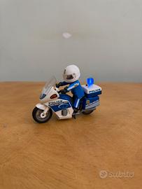 Moto Polizia Playmobil
