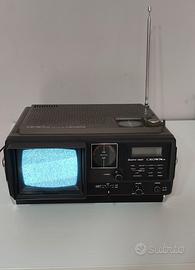 TV / RADIO portatile vintage CROWN 5 TV- 57 R 1978