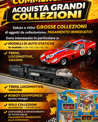 GROSSE COLLEZIONI AUITOMODELLI TREN I ROBOT