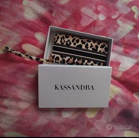 portafoglio donna leopardato nuovo 