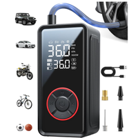 Compressore aria portatile auto + luce led – NUOVO