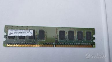 Ram 1GB Micron PC2-6400 800MHz DDR2 RAM Desktop Me