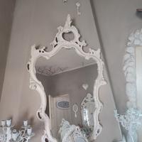 specchio legno shabby chic 