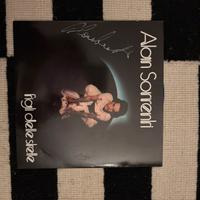 Vinile 45 giri autografato blu Alan Sorrenti