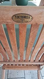 Tavolo e sedie Teak