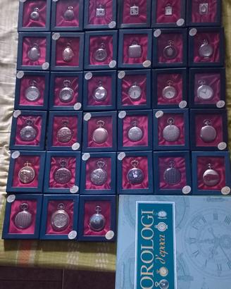 collezione orologi da taschino con catalogo