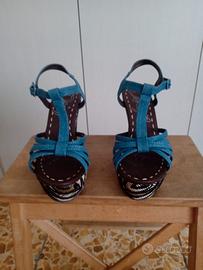 sandali con zeppa n° 39