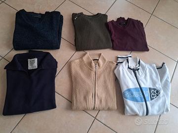 6 maglie in svendita. Taglie M e L da uomo