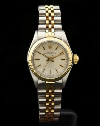 Rolex Oyster Perpetual lady steel gold ref 6719