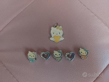 6 Ciondoli di Hello Kitty per collane e bracciali