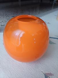 Vaso vetro di Murano arancione