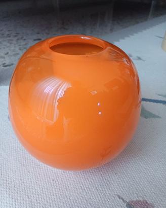 Vaso vetro di Murano arancione