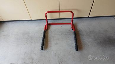 Porta bici tubolare in acciaio