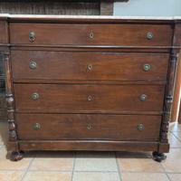 Comó da camera con marmo rosa