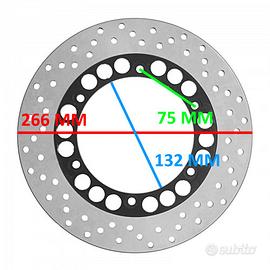 Disco freno posteriore Yamaha TMax 500 XJR 1300