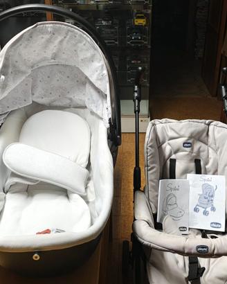 Trio passeggino Chicco sprint neonato bambino