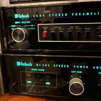 Mc Intosh pre amplificatore e amplificatore