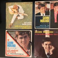 Lotto 8 Vinili 45RPM Gianni Morandi