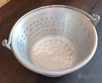 PAIOLO per polenta in alluminio martellato
