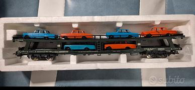 treni lima vagone con auto n.9054