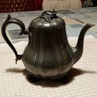 Teiera peltro di sheffield