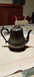 Teiera peltro di sheffield