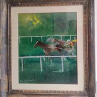 Quadro olio su tela Eliano Fantuzzi. 