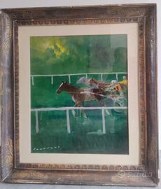 Quadro olio su tela Eliano Fantuzzi. 